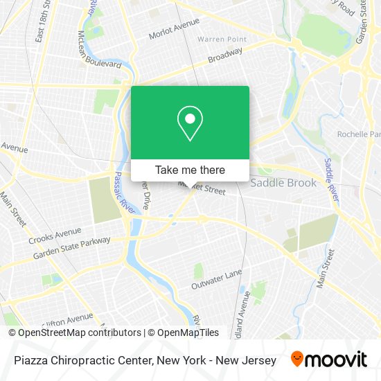 Piazza Chiropractic Center map