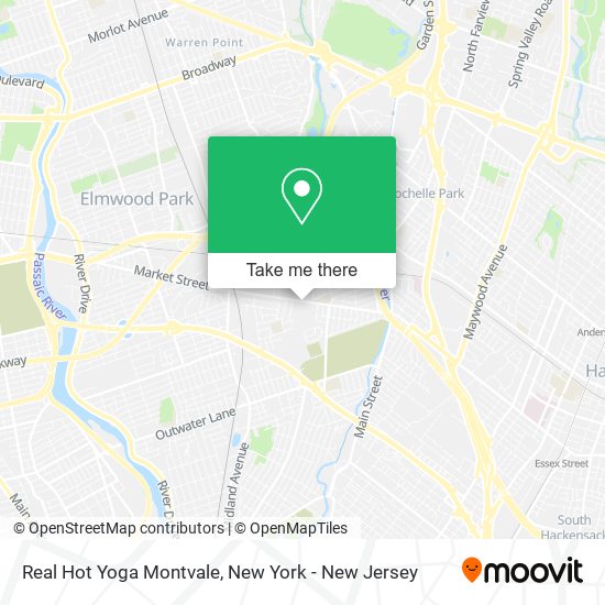 Mapa de Real Hot Yoga Montvale