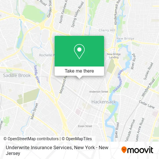 Underwrite Insurance Services map