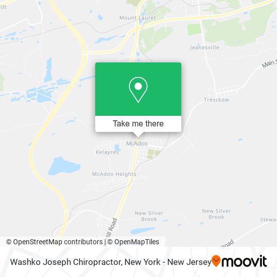 Mapa de Washko Joseph Chiropractor