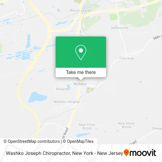 Washko Joseph Chiropractor map