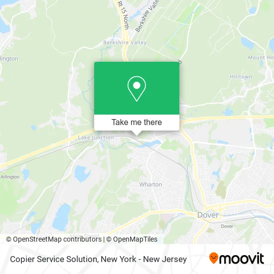 Copier Service Solution map