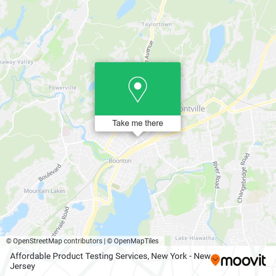 Affordable Product Testing Services map