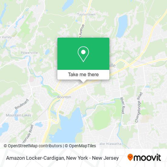 Mapa de Amazon Locker-Cardigan