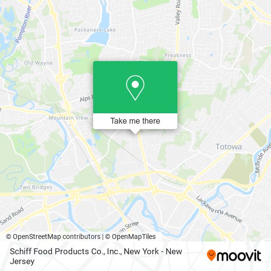 Schiff Food Products Co., Inc. map