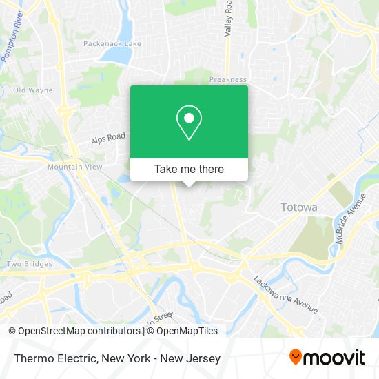 Mapa de Thermo Electric