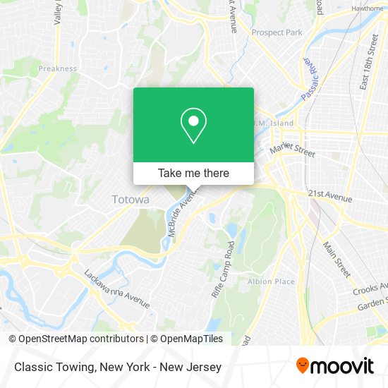 Classic Towing map