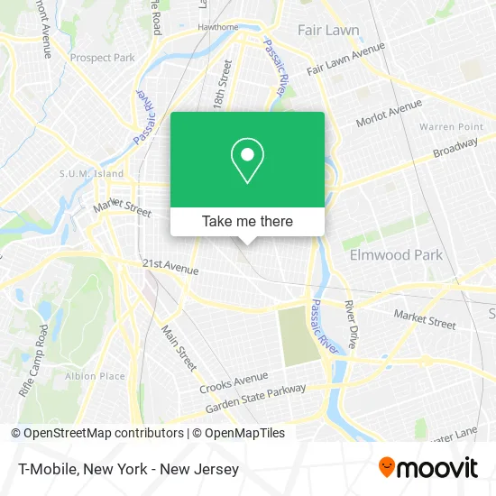 T-Mobile map