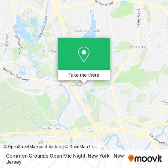 Common Grounds Open Mic Night map
