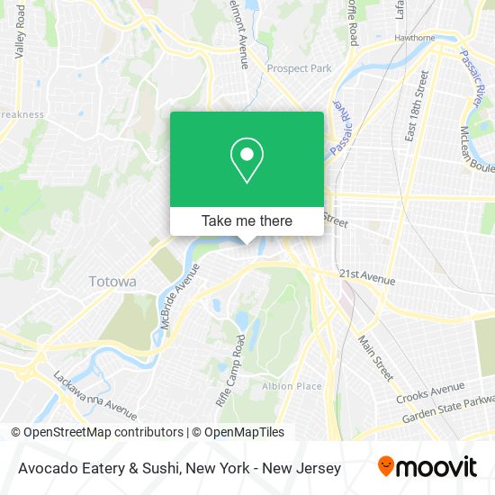 Avocado Eatery & Sushi map