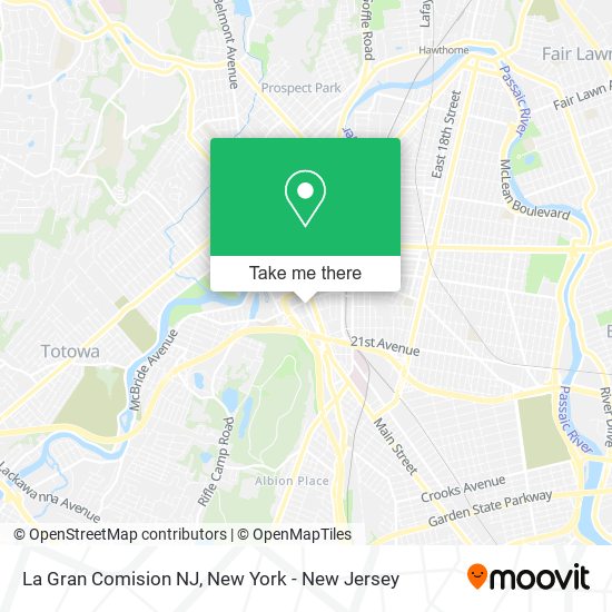 La Gran Comision NJ map