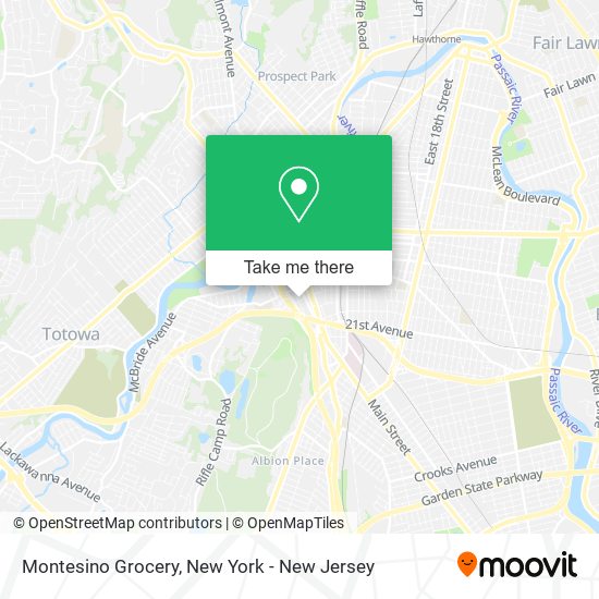 Mapa de Montesino Grocery