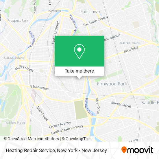 Heating Repair Service map