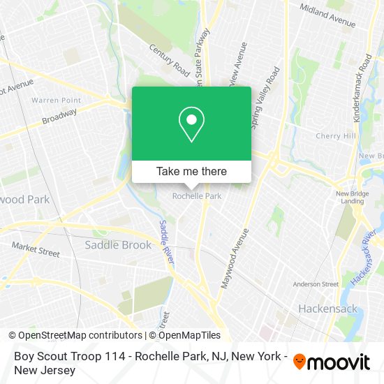 Boy Scout Troop 114 - Rochelle Park, NJ map