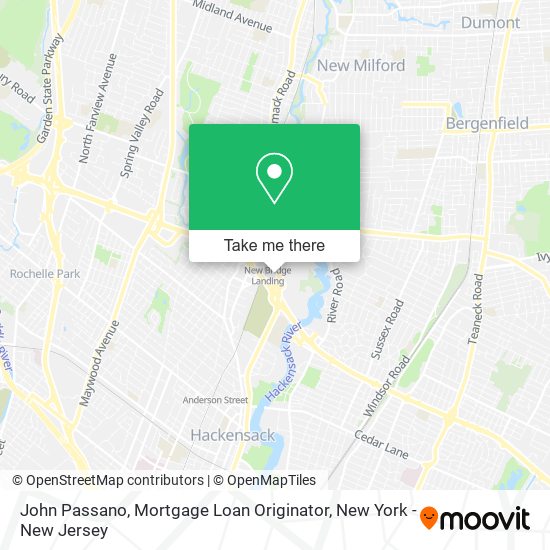 John Passano, Mortgage Loan Originator map
