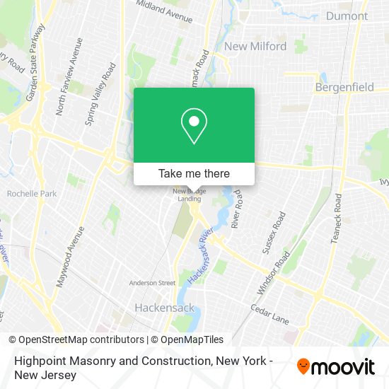 Highpoint Masonry and Construction map