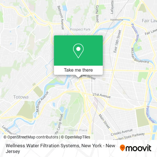 Wellness Water Filtration Systems map