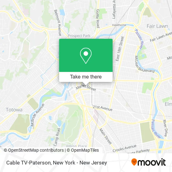 Cable TV-Paterson map