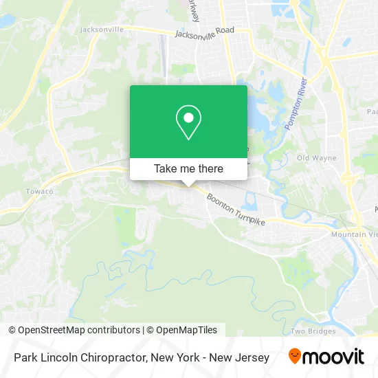 Park Lincoln Chiropractor map