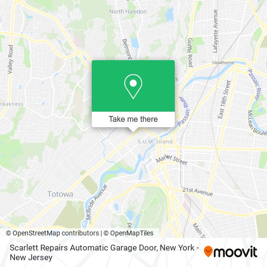 Scarlett Repairs Automatic Garage Door map