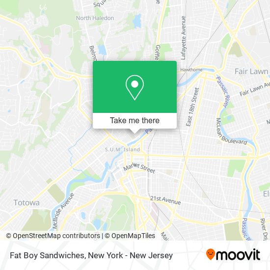 Fat Boy Sandwiches map