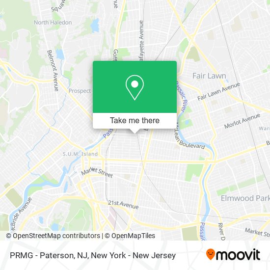 PRMG - Paterson, NJ map