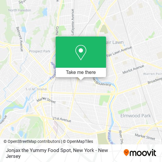 Jonjax the Yummy Food Spot map