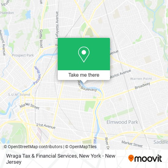Mapa de Wraga Tax & Financial Services
