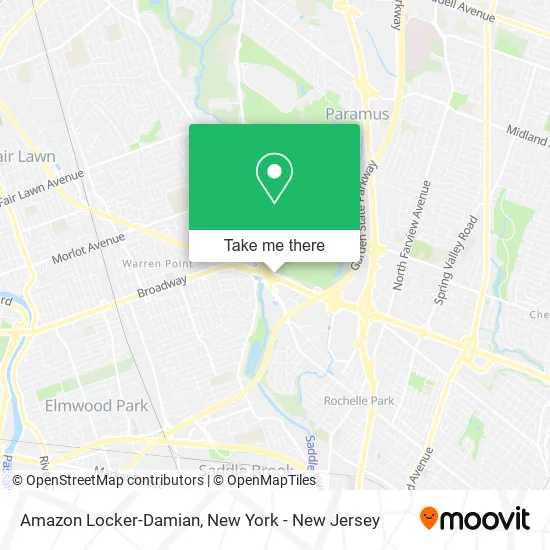 Amazon Locker-Damian map