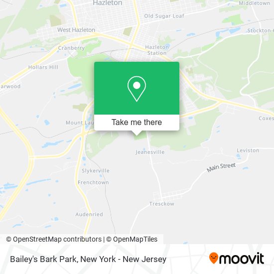 Mapa de Bailey's Bark Park