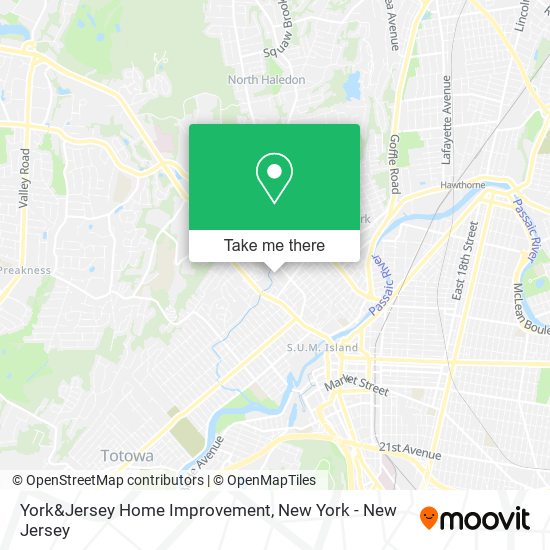 York&Jersey Home Improvement map