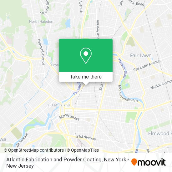 Mapa de Atlantic Fabrication and Powder Coating