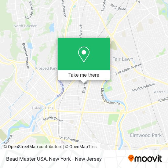 Mapa de Bead Master USA