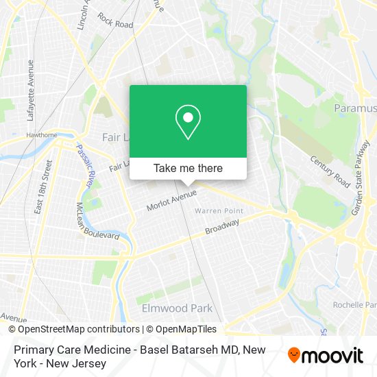 Mapa de Primary Care Medicine - Basel Batarseh MD