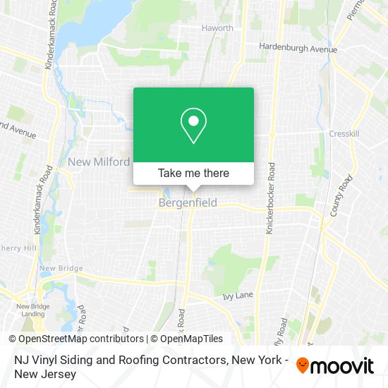 Mapa de NJ Vinyl Siding and Roofing Contractors