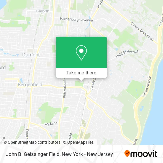 John B. Geissinger Field map