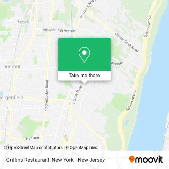 Griffins Restaurant map
