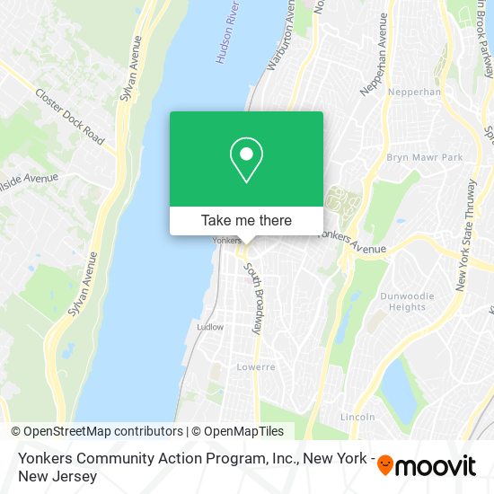 Yonkers Community Action Program, Inc. map