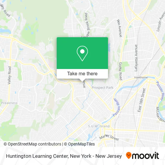 Huntington Learning Center map
