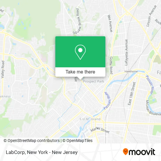 LabCorp map