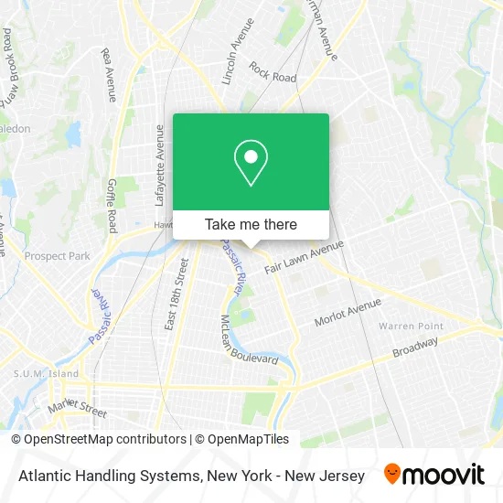 Atlantic Handling Systems map