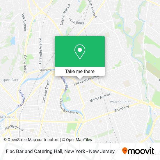 Flac Bar and Catering Hall map