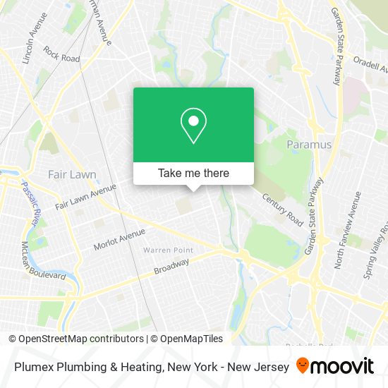 Mapa de Plumex Plumbing & Heating