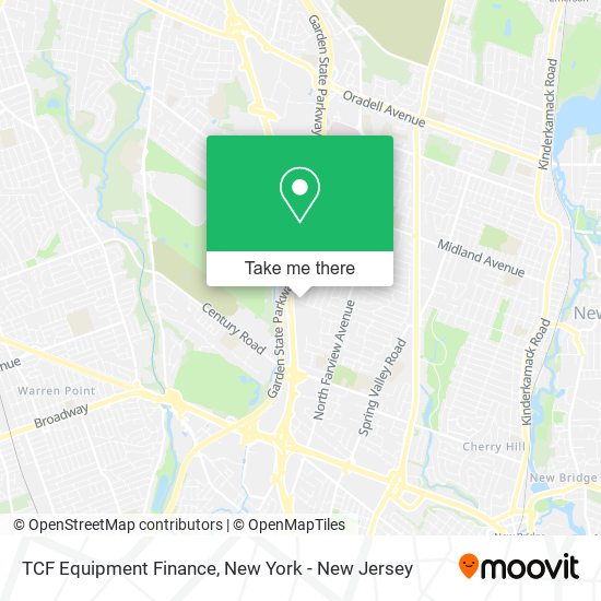 TCF Equipment Finance map