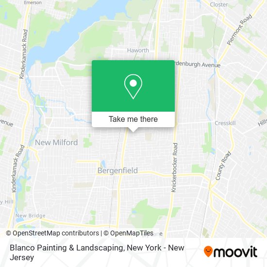 Mapa de Blanco Painting & Landscaping
