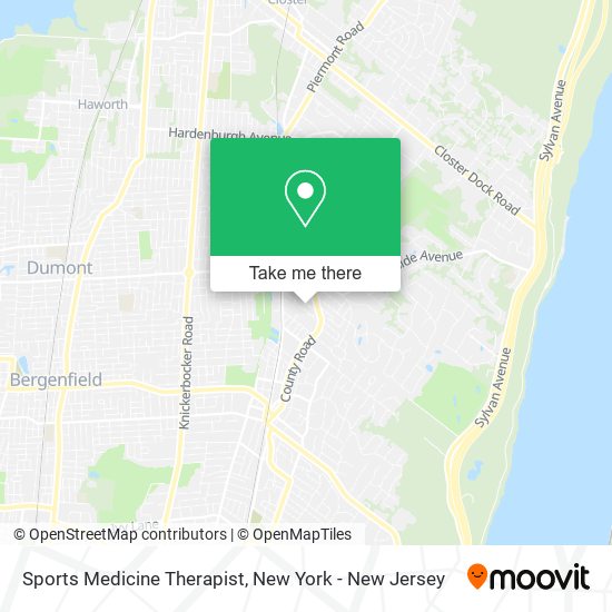 Sports Medicine Therapist map