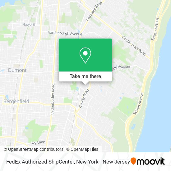 FedEx Authorized ShipCenter map