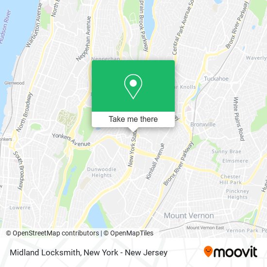 Midland Locksmith map