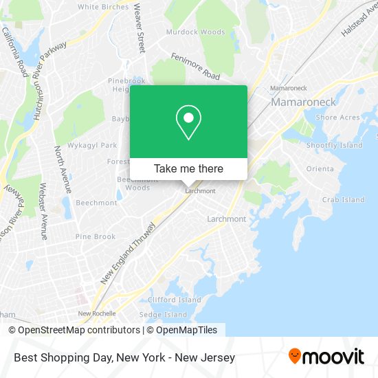 Best Shopping Day map