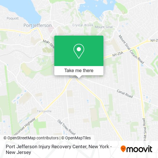 Mapa de Port Jefferson Injury Recovery Center